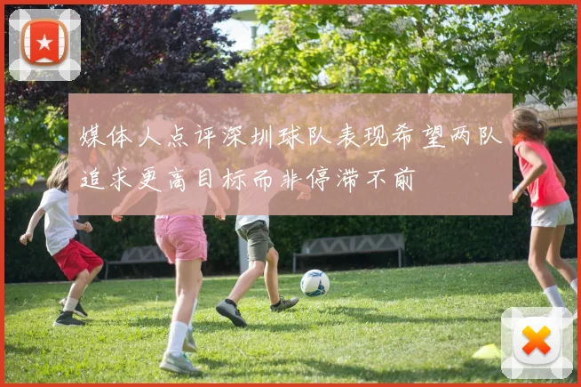 媒体人点评深圳球队表现希望两队追求更高目标而非停滞不前